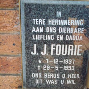 FOURIE J.J. 1937-1993