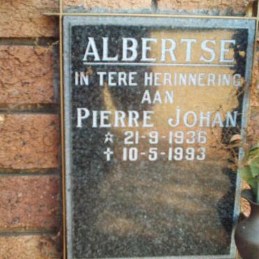 ALBERTSE Pierre Johan 1936-1993