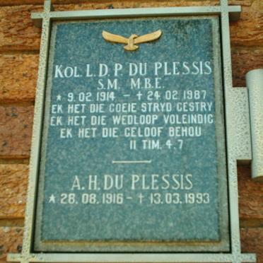 PLESSIS L.D.P., du 1914-1987