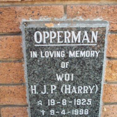 OPPERMAN H.J.P. 1925-1998