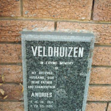 VELDHUIZEN Andries 1913-1995