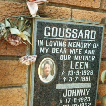 GOUSSARD Johnny 1923-1992 &amp; Leen 1928-1991