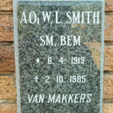 SMITH W.L. 1919-1985