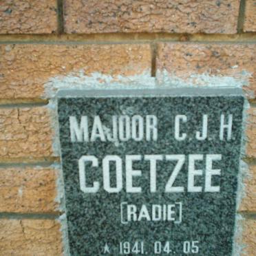 COETZEE C.J.H. 1941-1995