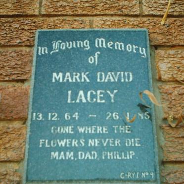 LACEY Mark David 1964-1985