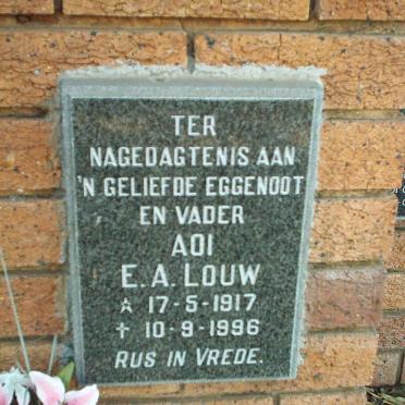 LOUW E.A. 1917-1996