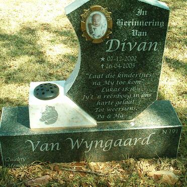 WYNGAARD Divan, van 2002-2003