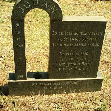 WILLIAMS Johan 1946-1980