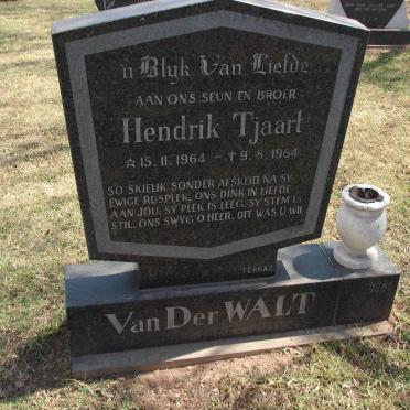 WALT Hendrik Tjaart, van der 1964-1984