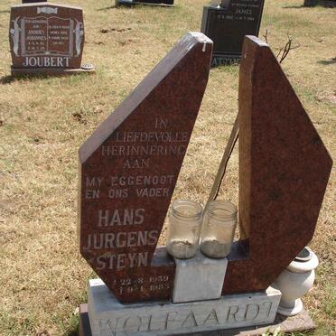 WOLFAARDT Hans Jurgens Steyn 1939-1985