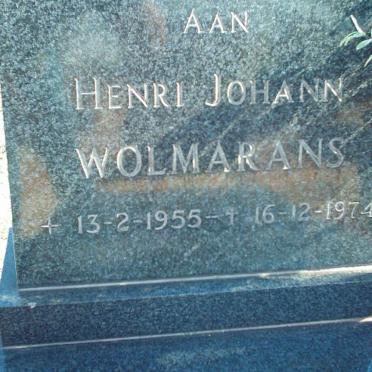 WOLMARANS Henri Johann 1955-1974