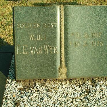 WYK F.E., van 1917-1978