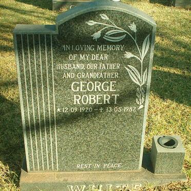 WHITE George Robert 1920-1987
