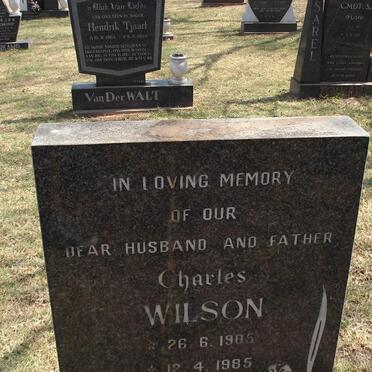 WILSON Charles 1905-1985