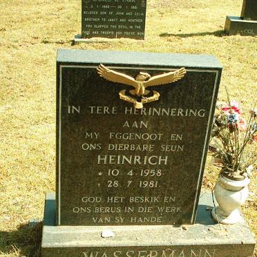 WASSERMANN Heinrich 1958-1981
