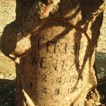 WENTZEL Gertjie 1958-1982