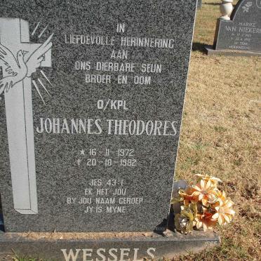 WESSELS Johannes Theodores 1972-1992