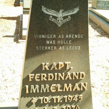 IMMELMAN Ferdinand 1945-1976