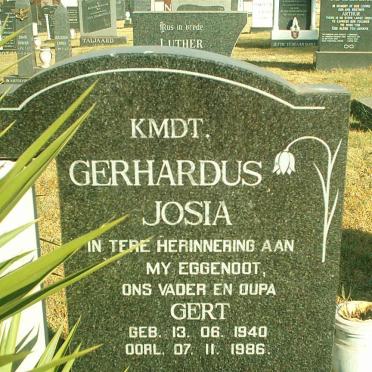 ? Gerhardus Josia 1940-1986