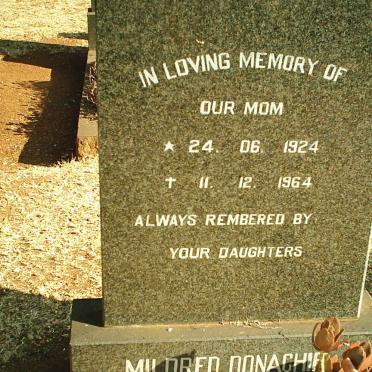 ? DONACHI? Mildred 1942-1964