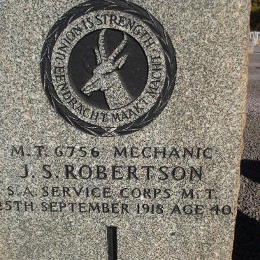 ROBERTSON J.S. -1018