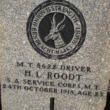 ROODT H.L. -1918