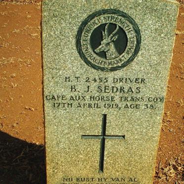 SEDRAS B. J. -1919