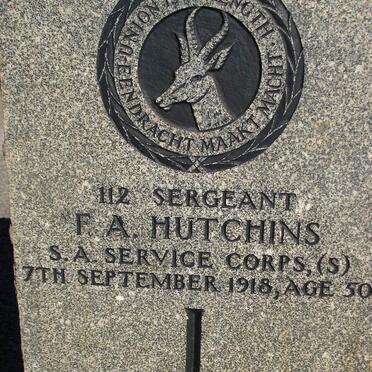 HUTCHINS F.A. -1918
