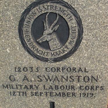 SWANSTON G.A. -1919