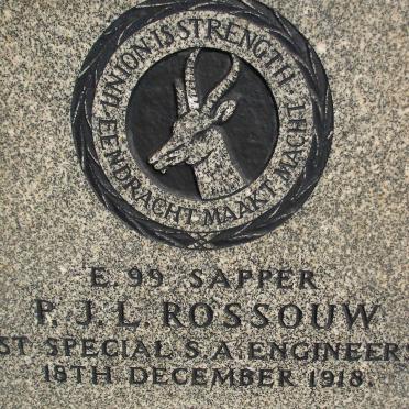 ROSSOUW P.J.L. -1918