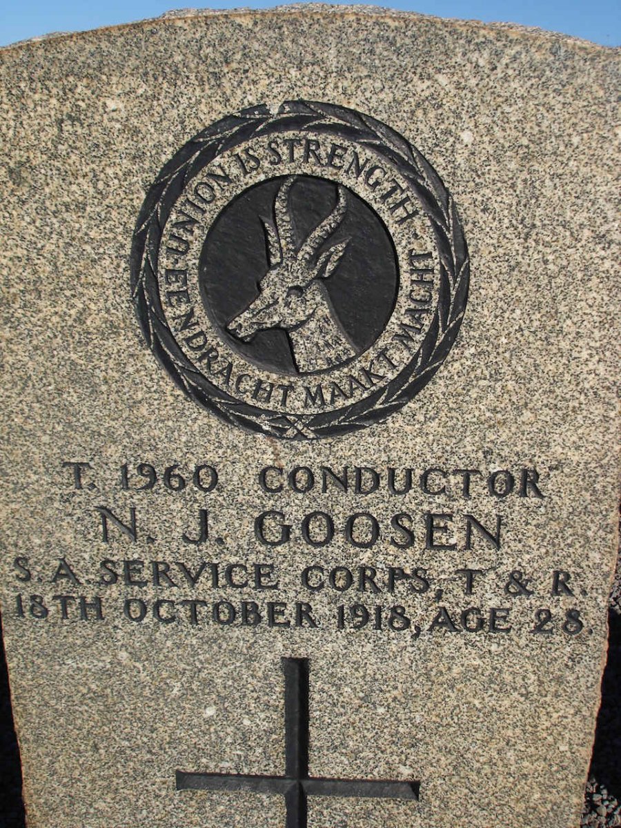GOOSEN N.J. -1918