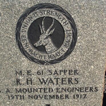 WATERS R.H. -1917