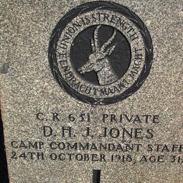 JONES D.H.J. -1918