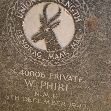 PHIRI W. -1943