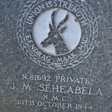 SEHEABELA J.M. -1944