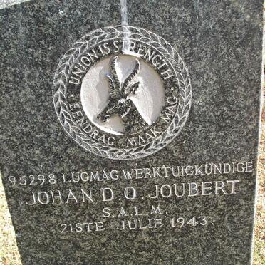 JOUBERT Johan D.O. -1943