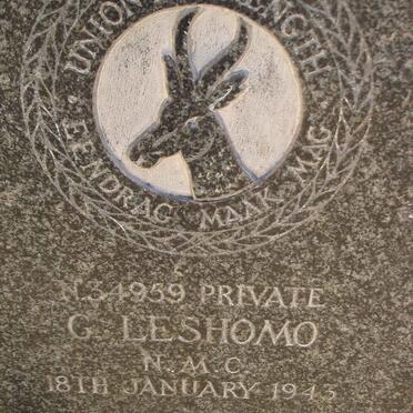 LESHOMO G. -1943