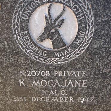 MOGAJANE K. -1947