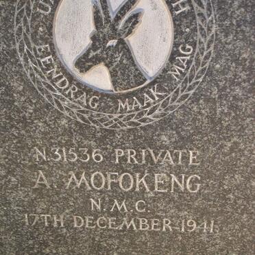 MOFOKENG A. -1941