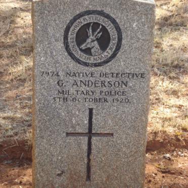 ANDERSON G. -1920