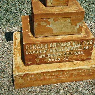 CARTER Gerard Edward -1905