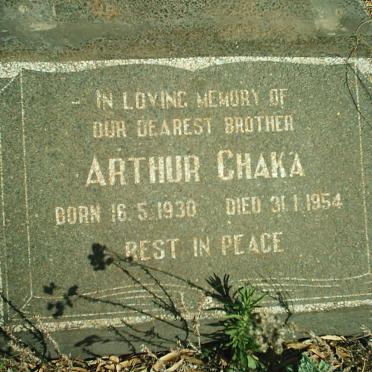 CHAKA Arthur 1930-1954
