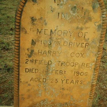 COX Harry -1906