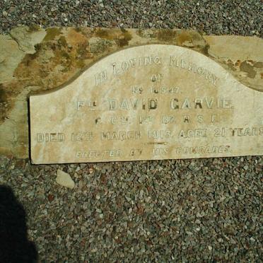 GARVIE David -1913