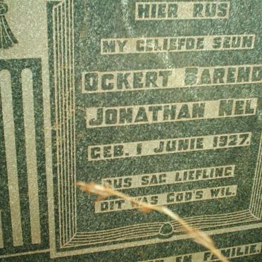 NEL Ockert Barend Jonathan 1927-
