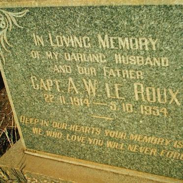 ROUX A.W., le 1914-1954