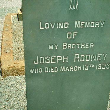 ROONEY Joseph -1933
