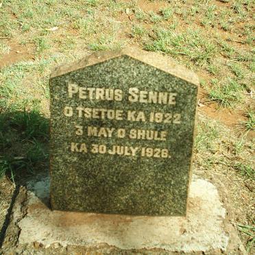 SENNE Petrus 1922-1926