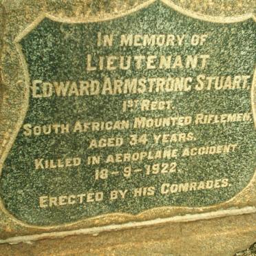 STUART Edward Armstrong -1922