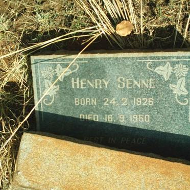 SENNE Henry 1926-1950